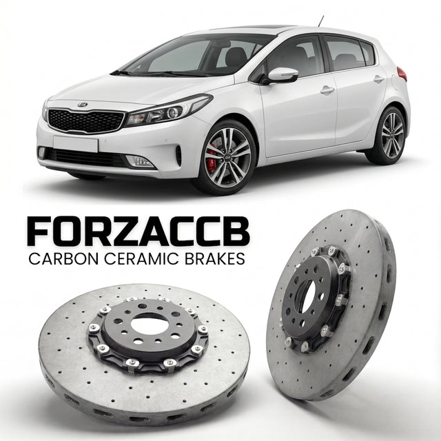 Carbon Ceramic Brake Rotors for Kia Cerato III Hatchback (facelift 2016 (2016-2018) | CCB OEM Replacement / Conversion Upgrade Kit