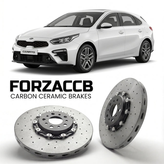 Carbon Ceramic Brake Rotors for Kia Cerato IV Hatchback (2018-2021) | CCB OEM Replacement / Conversion Upgrade Kit