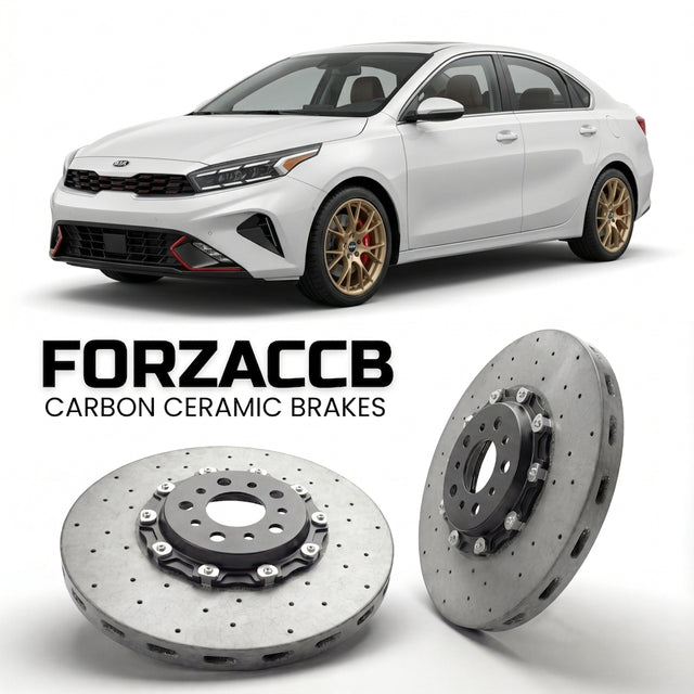 Carbon Ceramic Brake Rotors for Kia Cerato IV Sedan (2018-2021) | CCB OEM Replacement / Conversion Upgrade Kit