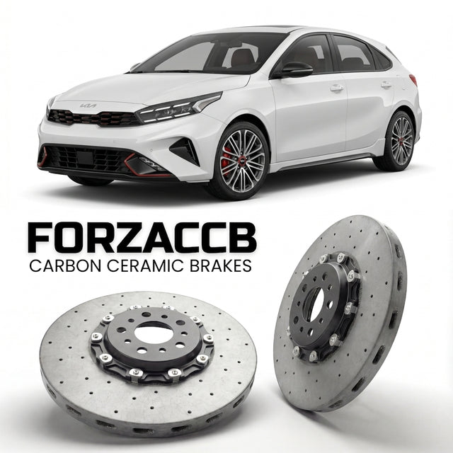 Carbon Ceramic Brake Rotors for Kia Cerato IV Hatchback (facelift 2021 (2021+) | CCB OEM Replacement / Conversion Upgrade Kit