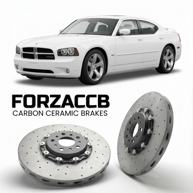 Carbon Ceramic Brake Rotors for Dodge Charger VI (LX (2006-2010) | CCB OEM Replacement / Conversion Upgrade Kit
