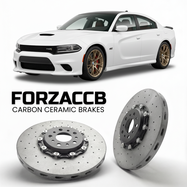 Carbon Ceramic Brake Rotors for Dodge Charger VII (LD, facelift 2019 (2019-2023) | CCB OEM Replacement / Conversion Upgrade Kit
