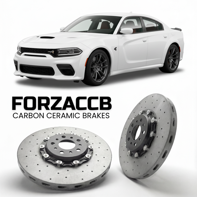 Carbon Ceramic Brake Rotors for Dodge Charger VIII 2-Door (2024+) | CCB OEM Replacement / Conversion Upgrade Kit