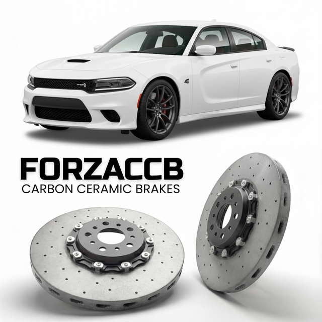 Carbon Ceramic Brake Rotors for Dodge Charger VIII 4-Door (2025+) | CCB OEM Replacement / Conversion Upgrade Kit