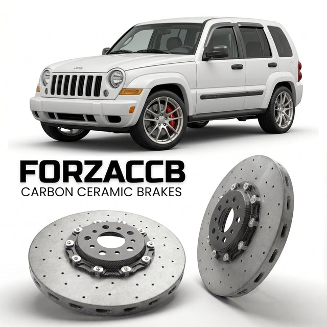 Carbon Ceramic Brake Rotors for Jeep Cherokee III (KJ (2005-2008) | CCB OEM Replacement / Conversion Upgrade Kit