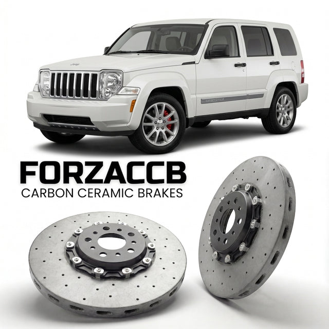 Carbon Ceramic Brake Rotors for Jeep Cherokee IV (KK (2008-2012) | CCB OEM Replacement / Conversion Upgrade Kit