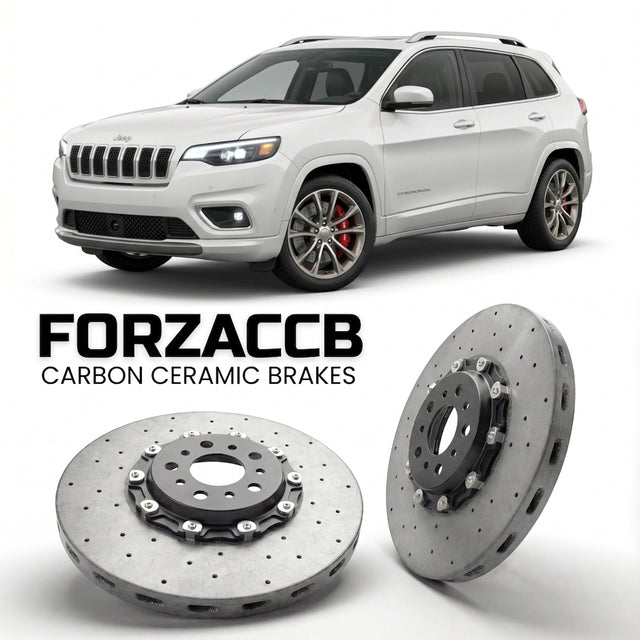 Carbon Ceramic Brake Rotors for Jeep Cherokee VI (KM (2025+) | CCB OEM Replacement / Conversion Upgrade Kit