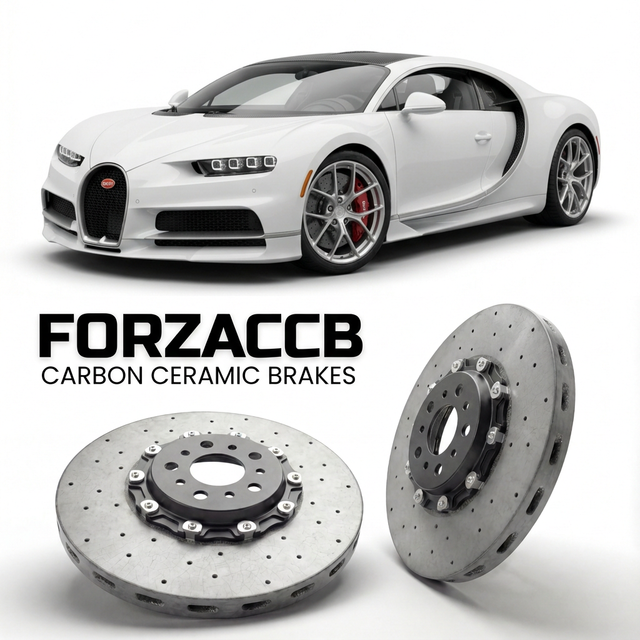 Carbon Ceramic Brake Rotors for Bugatti Chiron (2016+) | CCB OEM Replacement / Conversion Upgrade Kit