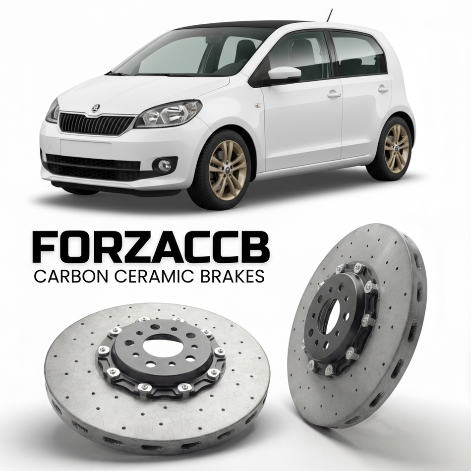 Carbon Ceramic Brake Rotors for Skoda Citigo AA (2013-2021) | CCB OEM Replacement / Conversion Upgrade Kit