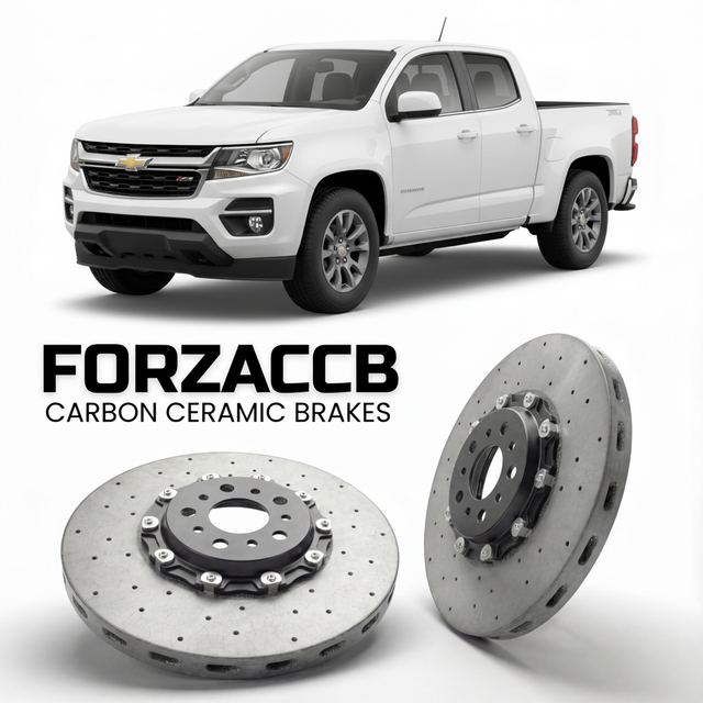 Carbon Ceramic Brake Rotors for Chevrolet Colorado III Crew Cab Short Box (2023+) | CCB OEM Replacement / Conversion Upgrade Kit
