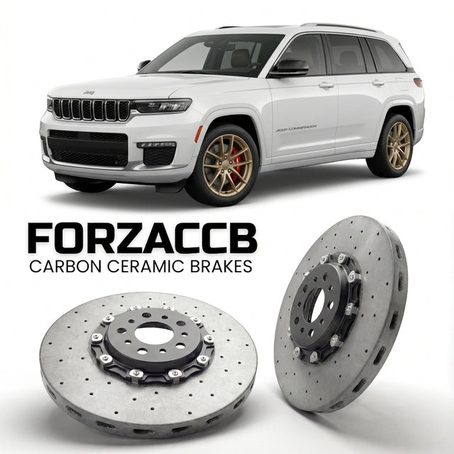 Carbon Ceramic Brake Rotors for Jeep Commander 2022 (2021+) | CCB OEM Replacement / Conversion Upgrade Kit