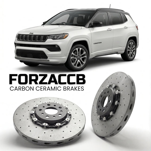 Carbon Ceramic Brake Rotors for Jeep Compass III (2025+) | CCB OEM Replacement / Conversion Upgrade Kit
