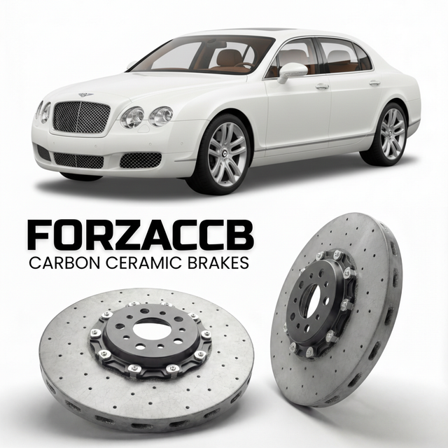 Carbon Ceramic Brake Rotors for Bentley Continental Flying Spur (2005-2013) | CCB OEM Replacement / Conversion Upgrade Kit