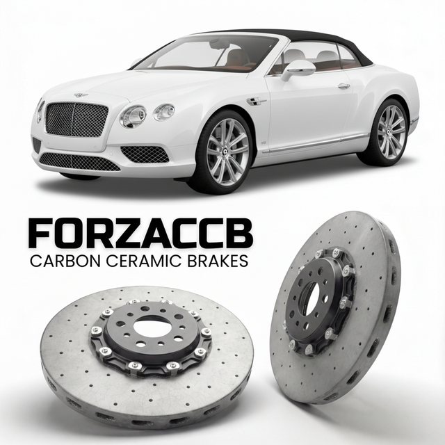 Carbon Ceramic Brake Rotors for Bentley Continental GTC II (2011-2015) | CCB OEM Replacement / Conversion Upgrade Kit
