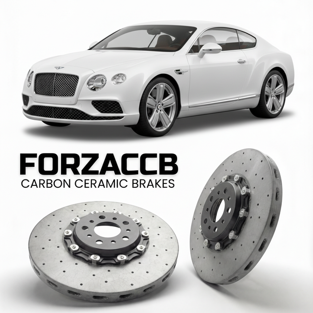 Carbon Ceramic Brake Rotors for Bentley Continental GT II (facelift 2015 (2015-2018) | CCB OEM Replacement / Conversion Upgrade Kit