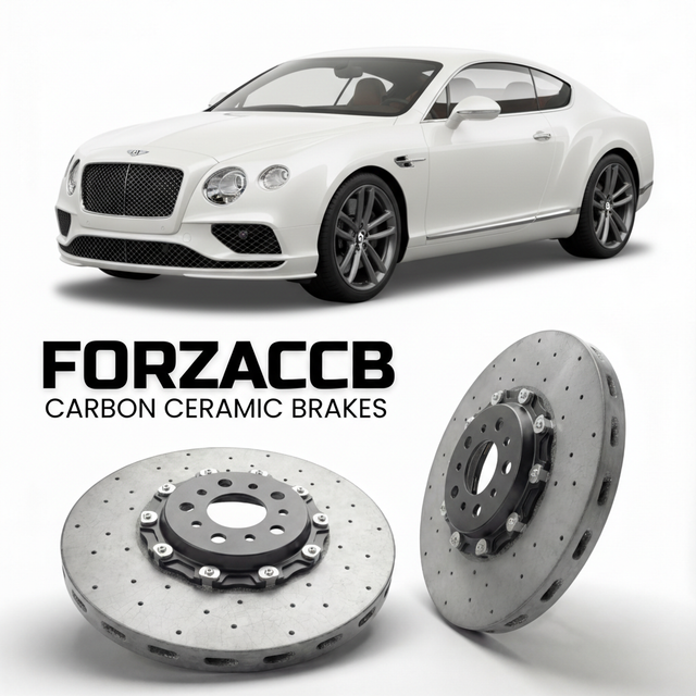 Carbon Ceramic Brake Rotors for Bentley Continental GTC II (facelift 2015 (2015-2018) | CCB OEM Replacement / Conversion Upgrade Kit