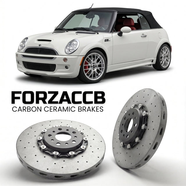Carbon Ceramic Brake Rotors for Mini Convertible R52 (2005-2008) | CCB OEM Replacement / Conversion Upgrade Kit