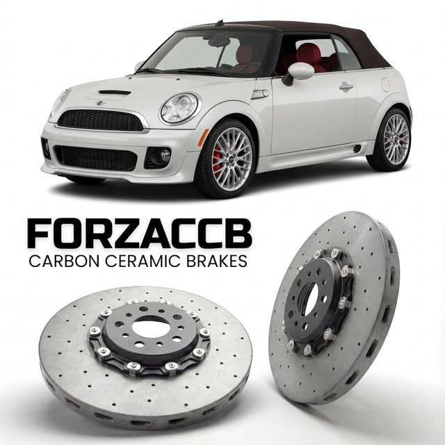 Carbon Ceramic Brake Rotors for Mini Convertible R57, Facelift 2011 (2011-2015) | CCB OEM Replacement / Conversion Upgrade Kit