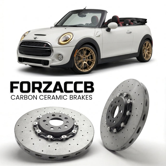 Carbon Ceramic Brake Rotors for Mini Convertible F57 (2016-2018) | CCB OEM Replacement / Conversion Upgrade Kit
