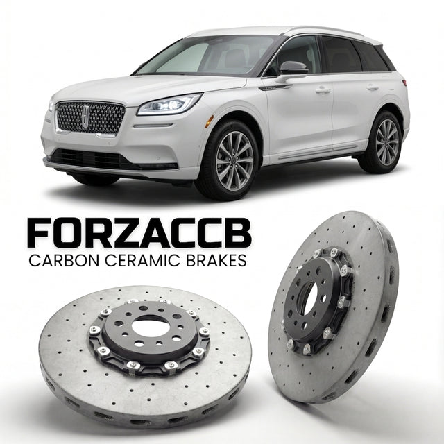 Carbon Ceramic Brake Rotors for Lincoln Corsair (2019+) | CCB OEM Replacement / Conversion Upgrade Kit