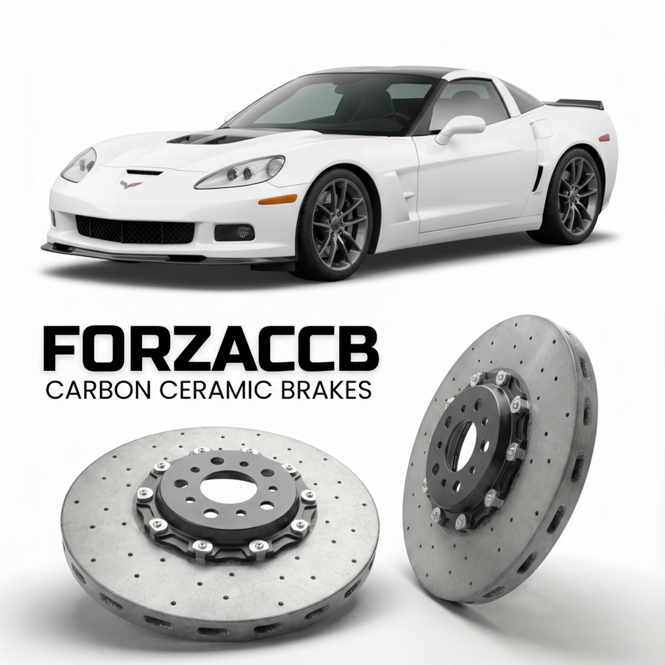 Carbon Ceramic Brake Rotors for Chevrolet Corvette ZR1 C6 (2009-2013) | CCB OEM Replacement / Conversion Upgrade Kit
