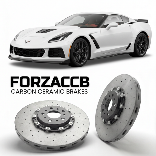 Carbon Ceramic Brake Rotors for Chevrolet Corvette ZR1 C7 (2019-2019) | CCB OEM Replacement / Conversion Upgrade Kit
