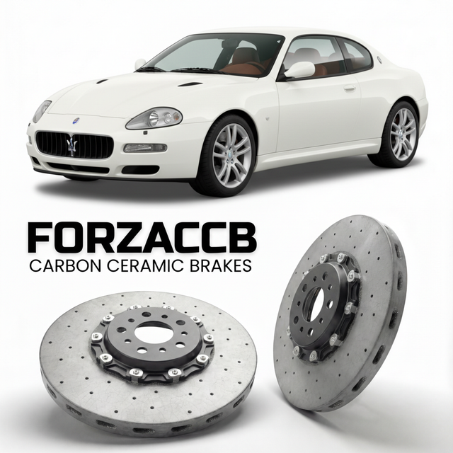 Carbon Ceramic Brake Rotors for Maserati Coupé M138 (2002-2007) | CCB OEM Replacement / Conversion Upgrade Kit