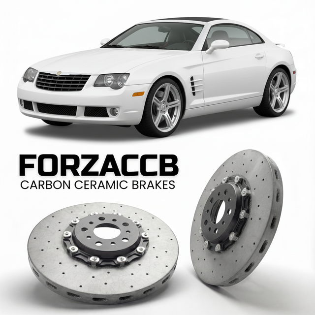 Carbon Ceramic Brake Rotors for Chrysler Crossfire (2005-2007) | CCB OEM Replacement / Conversion Upgrade Kit