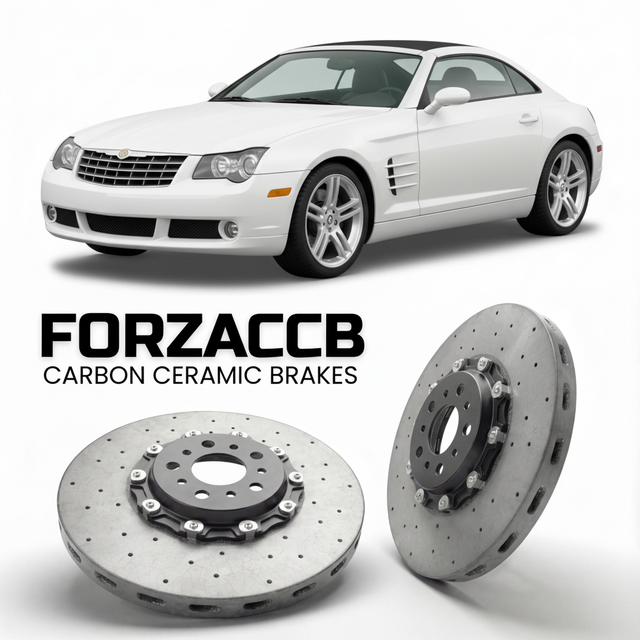 Carbon Ceramic Brake Rotors for Chrysler Crossfire Roadster (2005-2007) | CCB OEM Replacement / Conversion Upgrade Kit