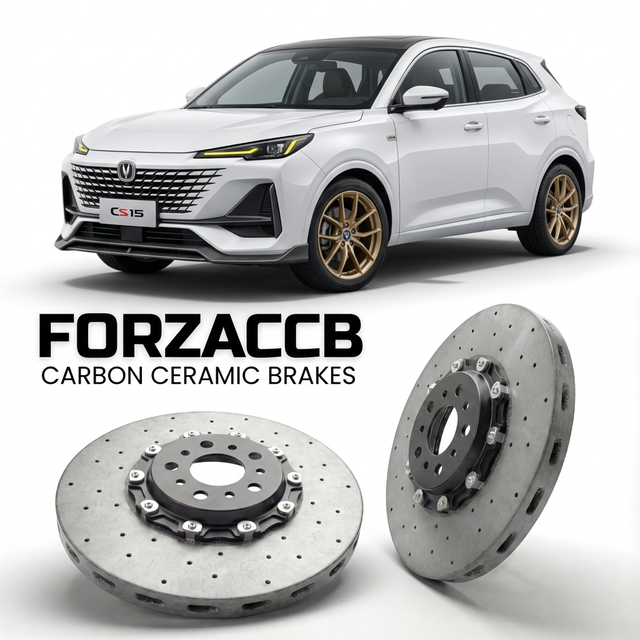 Carbon Ceramic Brake Rotors for ChangAn CS15 (2016+) | CCB OEM Replacement / Conversion Upgrade Kit
