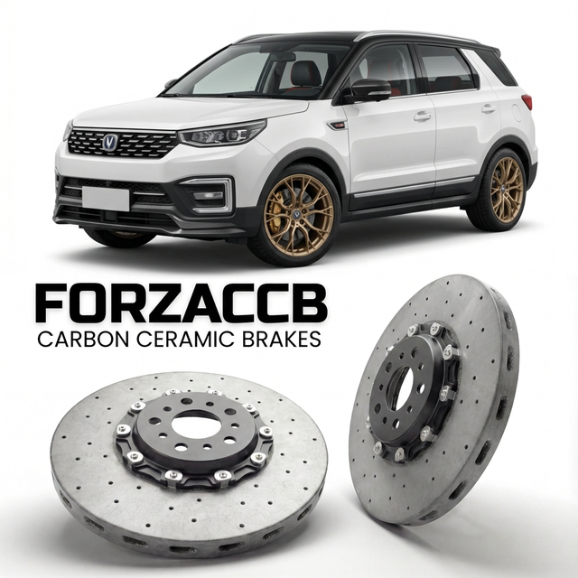 Carbon Ceramic Brake Rotors for ChangAn CS55 I (facelift 2018 (2018-2021) | CCB OEM Replacement / Conversion Upgrade Kit