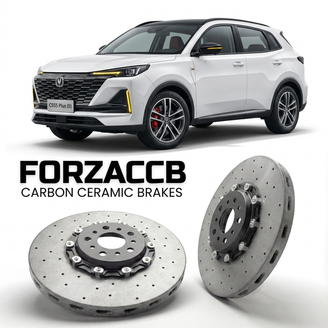 Carbon Ceramic Brake Rotors for ChangAn CS55 Plus II (2021-2025) | CCB OEM Replacement / Conversion Upgrade Kit