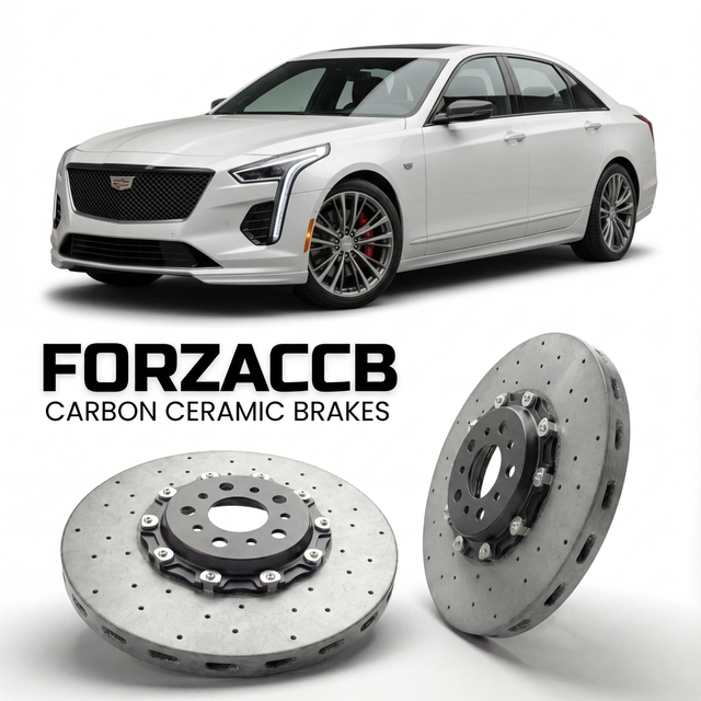 Carbon Ceramic Brake Rotors for Cadillac CT6 II (2023+) | CCB OEM Replacement / Conversion Upgrade Kit