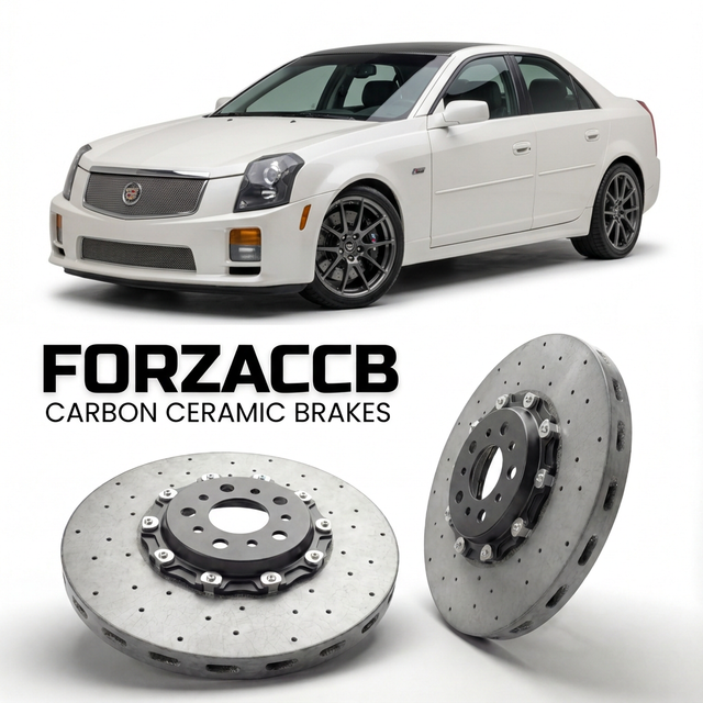 Carbon Ceramic Brake Rotors for Cadillac CTS I (2005-2007) | CCB OEM Replacement / Conversion Upgrade Kit