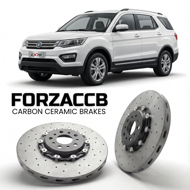 Carbon Ceramic Brake Rotors for ChangAn CX70 (2016+) | CCB OEM Replacement / Conversion Upgrade Kit