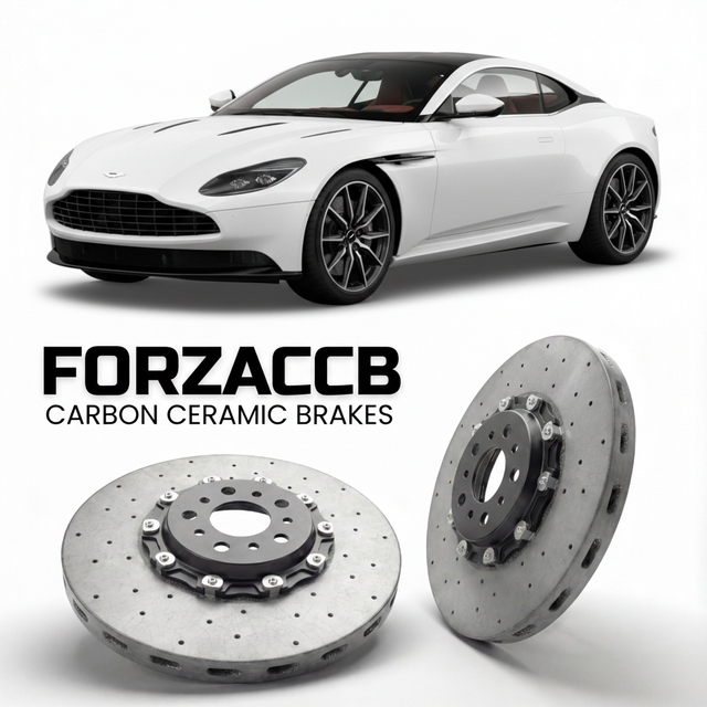 Carbon Ceramic Brake Rotors for Aston Martin DB12 (2023+) | CCB OEM Replacement / Conversion Upgrade Kit