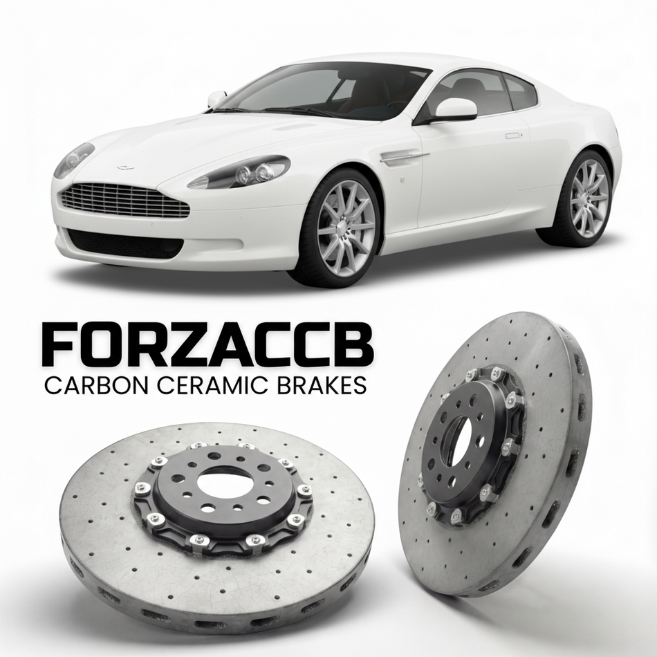 Carbon Ceramic Brake Rotors for Aston Martin DB9 VH (2004-2012) | CCB OEM Replacement / Conversion Upgrade Kit