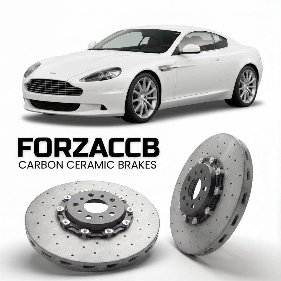 Carbon Ceramic Brake Rotors for Aston Martin DB9 VH (2013-2016) | CCB OEM Replacement / Conversion Upgrade Kit