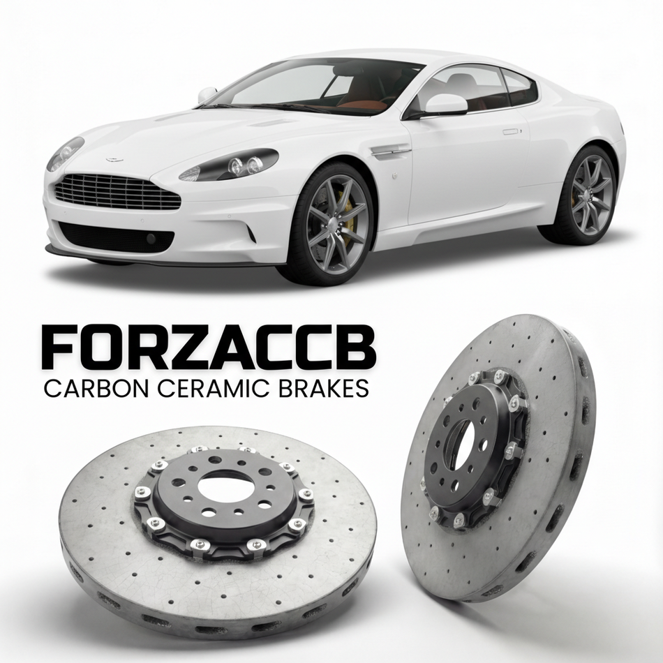 Carbon Ceramic Brake Rotors for Aston Martin DBS VH (2007-2012) | CCB OEM Replacement / Conversion Upgrade Kit