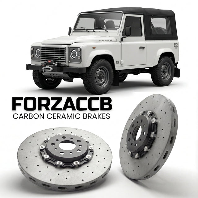 Carbon Ceramic Brake Rotors for Land Rover Defender 90 Works V8 (2018-2019) | CCB OEM Replacement / Conversion Upgrade Kit