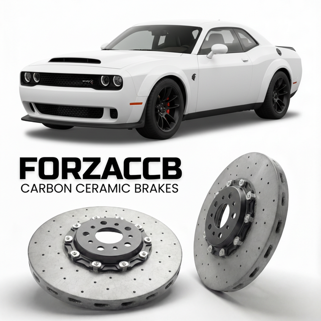 Carbon Ceramic Brake Rotors for Dodge Demon 170 (2023) | CCB OEM Replacement / Conversion Upgrade Kit