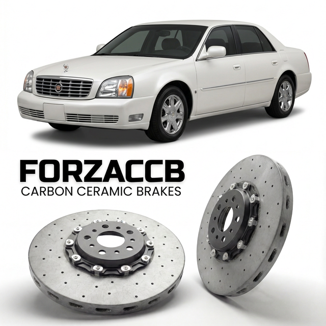 Carbon Ceramic Brake Rotors for Cadillac DeVille EL12 (2005-2006) | CCB OEM Replacement / Conversion Upgrade Kit