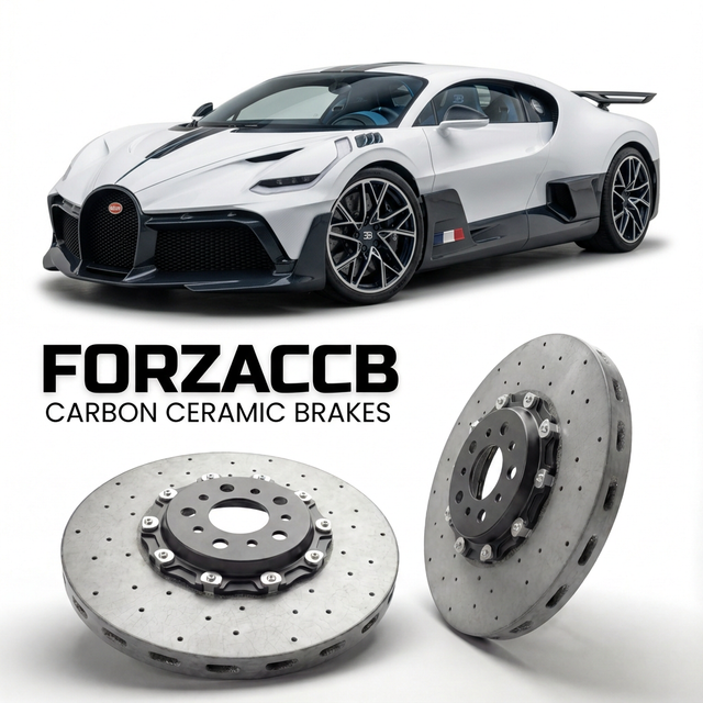 Carbon Ceramic Brake Rotors for Bugatti Divo (2018+) | CCB OEM Replacement / Conversion Upgrade Kit