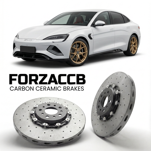 Carbon Ceramic Brake Rotors for BYD Dolphin Surf (2025+) | CCB OEM Replacement / Conversion Upgrade Kit