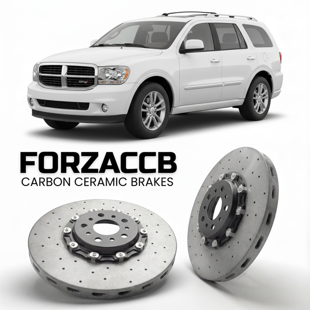 Carbon Ceramic Brake Rotors for Dodge Durango II (HB, facelift 2006 (2006-2008) | CCB OEM Replacement / Conversion Upgrade Kit