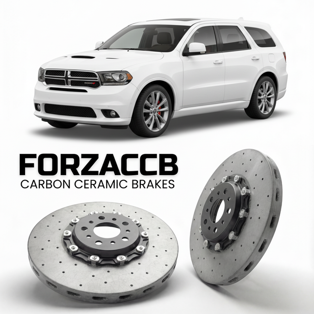 Carbon Ceramic Brake Rotors for Dodge Durango III (WD (2010-2014) | CCB OEM Replacement / Conversion Upgrade Kit