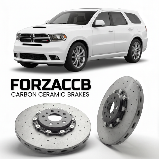 Carbon Ceramic Brake Rotors for Dodge Durango III (WD, facelift 2014 (2014-2020) | CCB OEM Replacement / Conversion Upgrade Kit