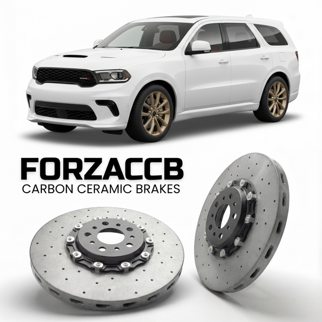 Carbon Ceramic Brake Rotors for Dodge Durango III (WD, facelift 2021 (2021+) | CCB OEM Replacement / Conversion Upgrade Kit
