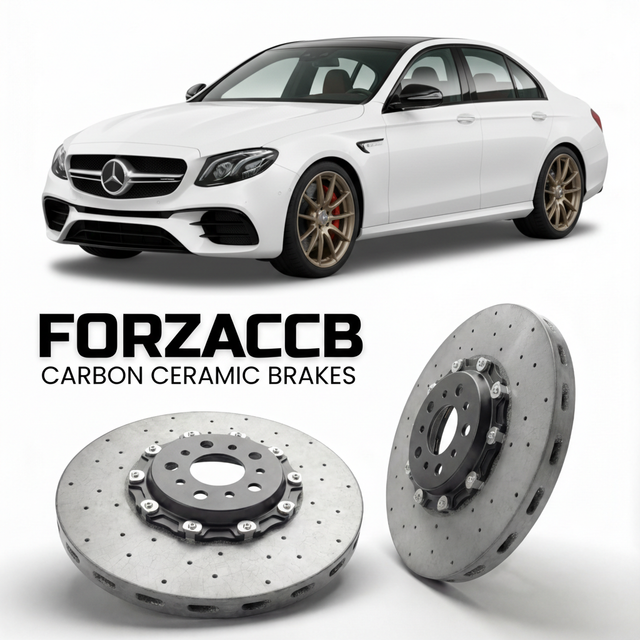 Carbon Ceramic Brake Rotors for Mercedes-Benz E 63 AMG W213 (2016-2023) | CCB OEM Replacement / Conversion Upgrade Kit