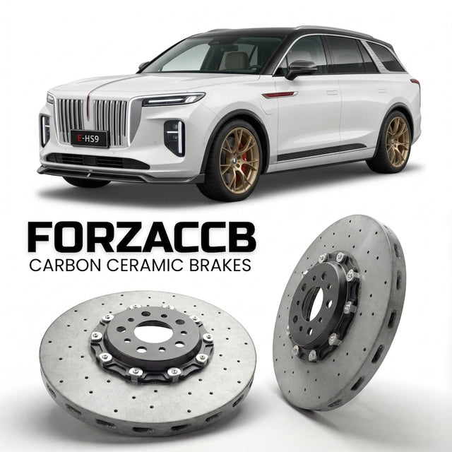 Carbon Ceramic Brake Rotors for Hongqi E-HS9 (2020+) | CCB OEM Replacement / Conversion Upgrade Kit